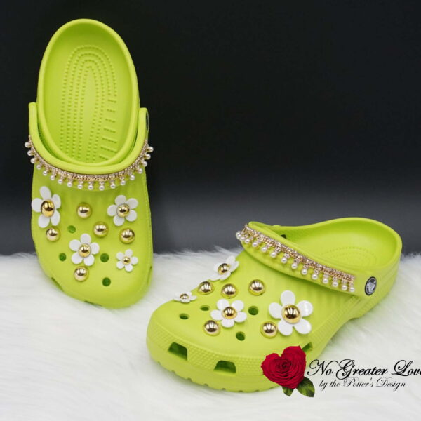 Designer Inspired Chanel and Louis Vuitton Crocs - No Greater Love