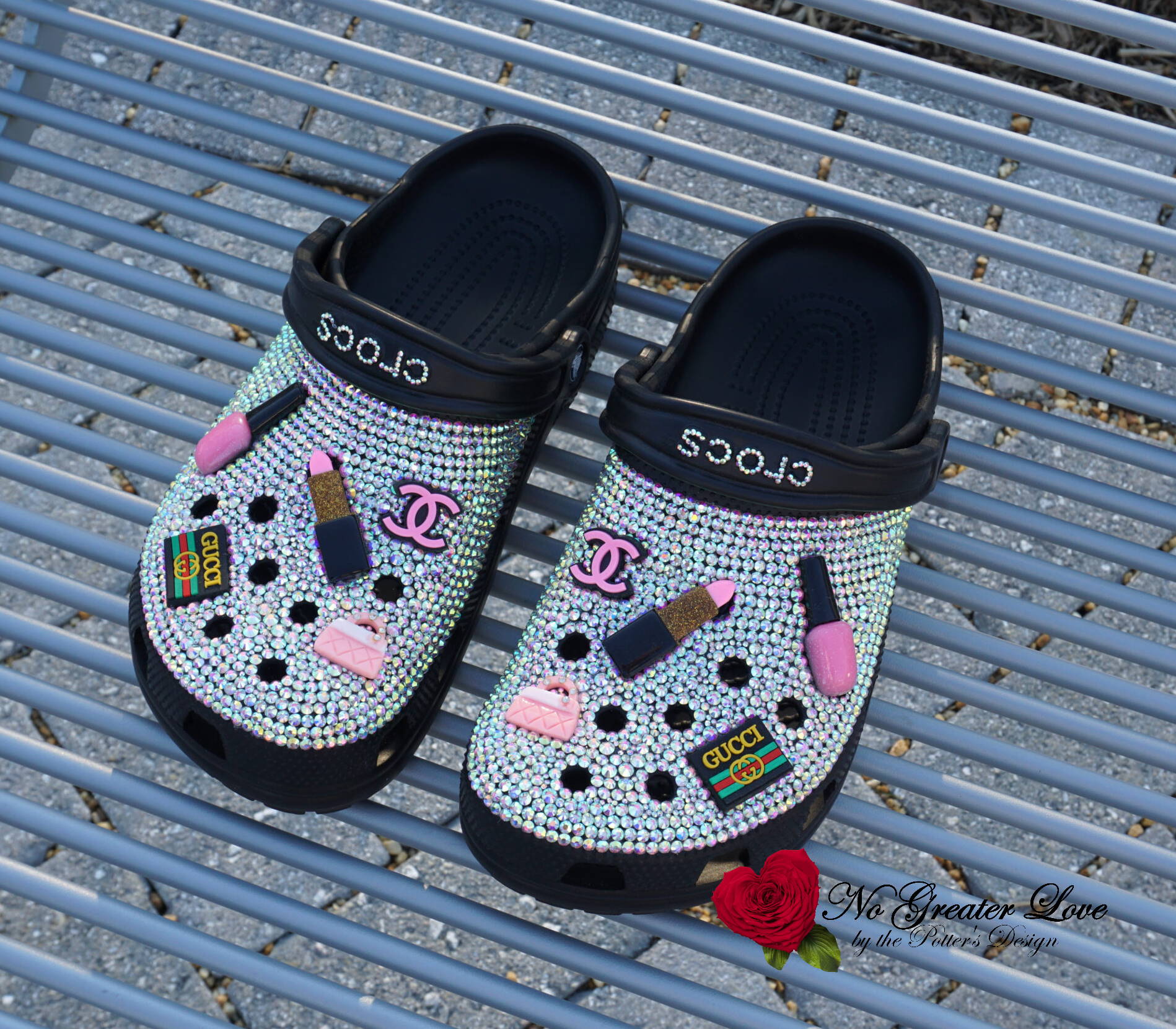 Designer Inspired Chanel and Gucci Crocs